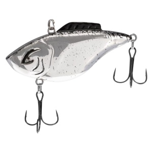 BILL LEWIS Hammer-Trap Lipless Crankbait 3/8 oz Chrome Black/Splatter Black