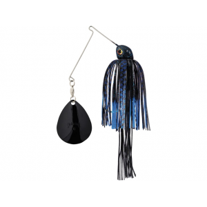 Strike King Tour Grade Night SB Single Colorado Spinnerbait 1/2oz Black Blue Black
