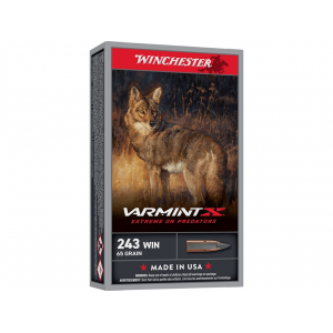chester Varmint 243 Winchester 65 Grain Winchester Extreme Point Polymer Tip Case Of 200 (10 Boxes Of 20) Ammo
