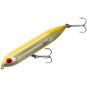 Heddon Super Spook Jr Topwater Bone Silver - Heddon