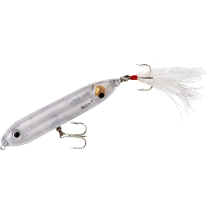 Heddon Feather Super Spook Jr Topwater Clear - Heddon