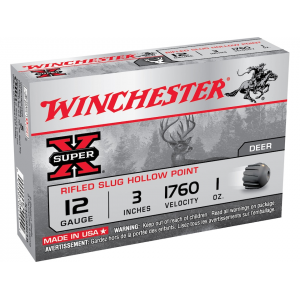 WINCHESTER Super X 12 Gauge Rifled Slug 3" 1oz Box Of 5