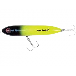 HEDDON Super Spook Topwater Chartreuse Black Head