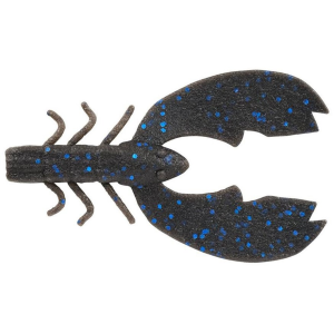 BERKLEY PowerBait MaxScent Chigger Craw 4 Black Blue Fleck