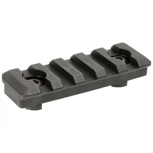 Midwest Industries M-LOK Picatinny Rail Section 5-Slot Polymer Black - Midwest Industries