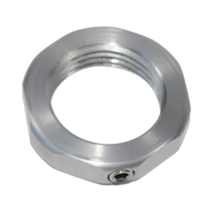 L.E. Wilson Full Length Die Stainless Steel Lock Nut with Set Screw - L.E. Wilson