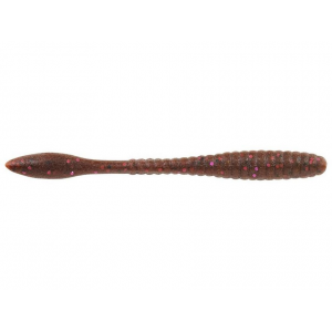 BERKLEY PowerBait MaxScent Flat Worm 4.25 Cinnamon Purple