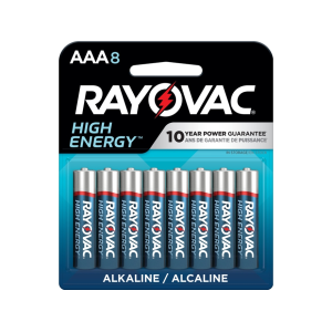 Rayovac AAA Battery High Energy 1.5 Volt Alkaline 8PK - Rayovac