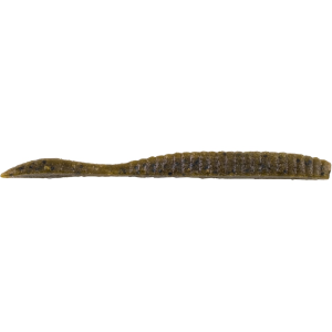 Berkley PowerBait MaxScent Flat Worm 3.6 Green Pumpkin - Berkley