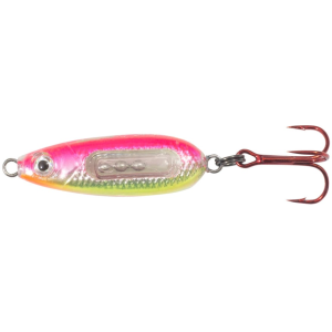 Northland Glass Buck Shot Spoon Pink Silver 1/4 oz