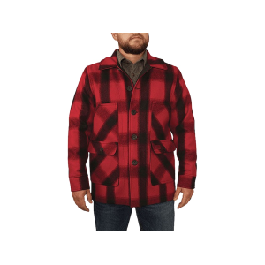 STORMY KROMER Men's Mackinaw Jacket Red/Black Plaid XL
