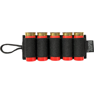 MidwayUSA Shotgun Card with Adhesive Hook & Loop Attachment 5-Round Black - Midwayusa