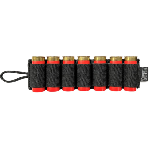 MidwayUSA Shotgun Card with Adhesive Hook & Loop Attachment 7-Round Black - Midwayusa