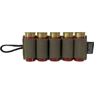 MidwayUSA Shotgun Card with Adhesive Hook & Loop Attachment 5-Round Olive Drab - Midwayusa