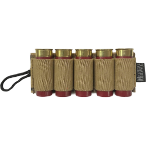 MidwayUSA Shotgun Card with Adhesive Hook & Loop Attachment 5-Round Coyote - Midwayusa