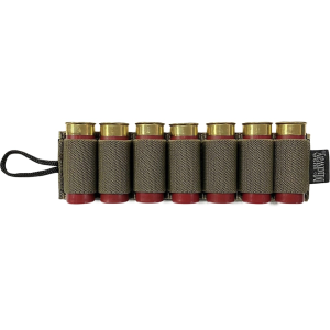 MidwayUSA Shotgun Card with Adhesive Hook & Loop Attachment 7-Round Olive Drab - Midwayusa