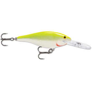 Shad Rap Silver Fluorescent Chartreuse
