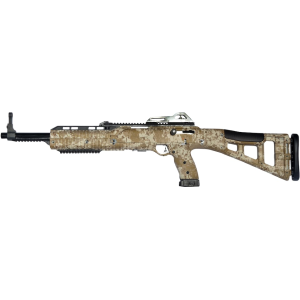 Hi-Point 995 Carbine Semi Automatic Rifle 9mm Luger 16.5" Black Threaded Barrel Desert Digital Camo Frame Desert Digital Camo Skeleton Stock