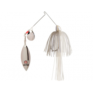 Strike King KVD Finesse Tandem Spinnerbait 3/8oz Blue Gizzard Nickel