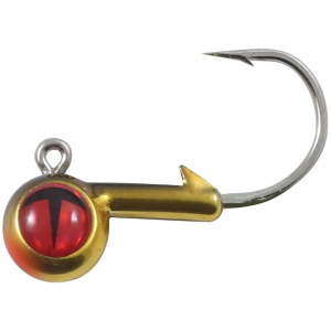Northland Tungsten Short Shank 1/4oz Round Ball Jighead Gold Shiner