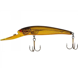 BOMBER Deep Long A 15ft Jerkbait Gold Chrome Orange Belly