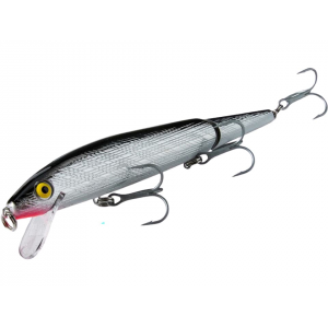 REBEL Jointed Minnow Jerkbait 11/16oz Silver Black
