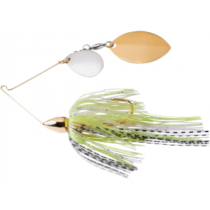 WAR EAGLE Gold Frame Finesse Colorado Turtleback Spinnerbait 5/16oz Spot Remover Nickel/Gold