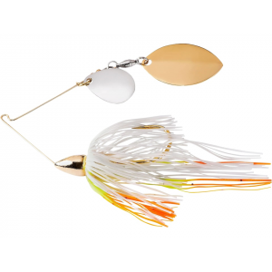 WAR EAGLE Gold Frame Finesse Colorado Turtleback Spinnerbait 5/16oz Cole Slaw Nickel/Gold