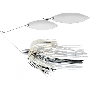 WAR EAGLE Nickel Frame Double Willow Spinnerbait 3/8oz Silver Shiner Nickel