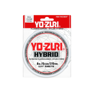 Yo-Zuri Hybrid Fluorocarbon Fishing Line 8lb 275yd Clear - Yo-Zuri