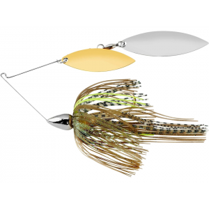 WAR EAGLE Nickel Frame Double Willow Spinnerbait 3/8oz Sexxy Mouse Gold/Nickel
