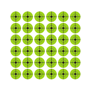 MidwayUSA Targets 1" Fluorescent Green 1008PK - Midwayusa