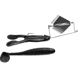 STRIKE KING Skip'n Buzz Buzzbait 3/8oz Black Nickel