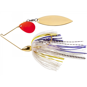 War Eagle River Rat Tandem Spinnerbait 3/8oz Wild Purple Red/Gold