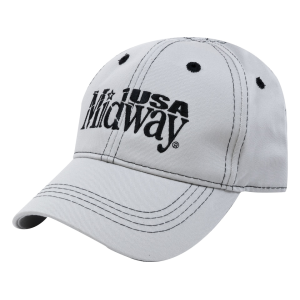 MidwayUSA Mens Hat Light Gray - Midwayusa