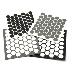 Hexmag Grip Tape Die Cut Adhesive Hex Sheet Gray - Hexmag