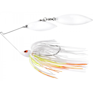 War Eagle Painted Head Double Willow Spinnerbait 1/2oz Cole Slaw White