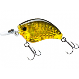 YO-ZURI 3DR-X Flat Crank Crankbait Prism Gold Black