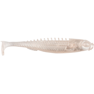 Northland Eye-Candy Paddle Shad Swimbait Pearl White - Northland