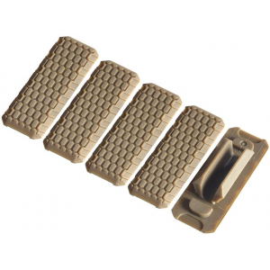 Strike Industries M-LOK Rail Cover V2 Polymer Flat Dark Earth 5PK - Strike Industries