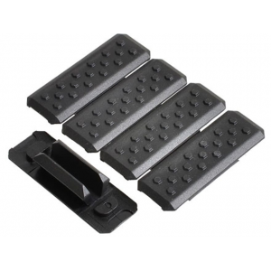 Strike Industries M-LOK Rail Cover V1 Polymer Black 5PK - Strike Industries