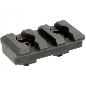 Midwest Industries M-LOK Picatinny Rail Section 3-Slot Polymer Black - Midwest Industries