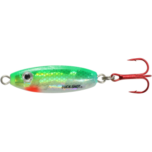 Northland Buck Shot Rattle Spoon Super Glo Perch 1/8 oz