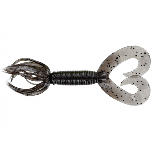 Yamamoto 4" Double Tail Hula Grub Cinnamon W/Black Flk