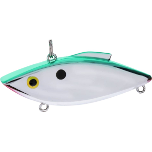 BILL LEWIS Mini-Trap Lipless Crankbait Chrome Green Back