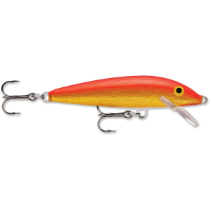 RAPALA Original Floating 05 Minnow Gold Fluorescent Red