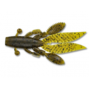 Yamamoto Flappin' Hog Creature Grn Pumpkn W/Blk Flk