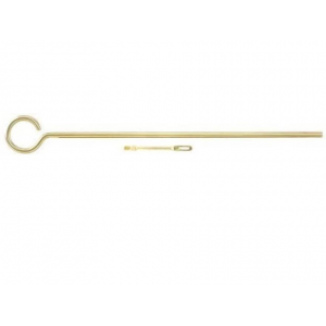 Dewey 1-Piece Gun Cleaning Rod 22 to 45 Caliber 9" Brass 8 x 32 Thread - Dewey