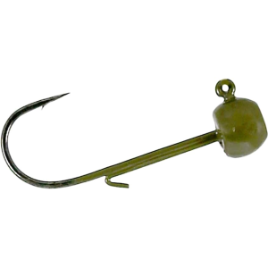 OUTKAST TACKLE Perfect Ned Head 1/4oz Jighead 2/0 Green Pumpkin