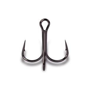 Mustad KVD Elite Triple Grip 1x Hook #6 Black Nickel 6PK - Mustad